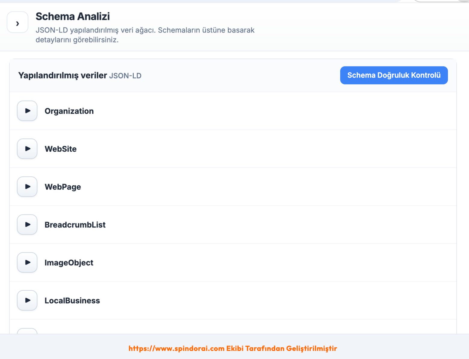 Schema analizi